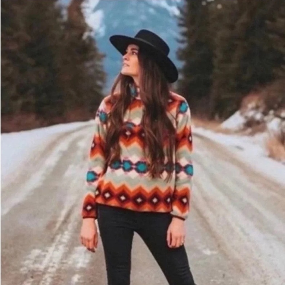 RARE Patagonia Synchilla snap T pullover